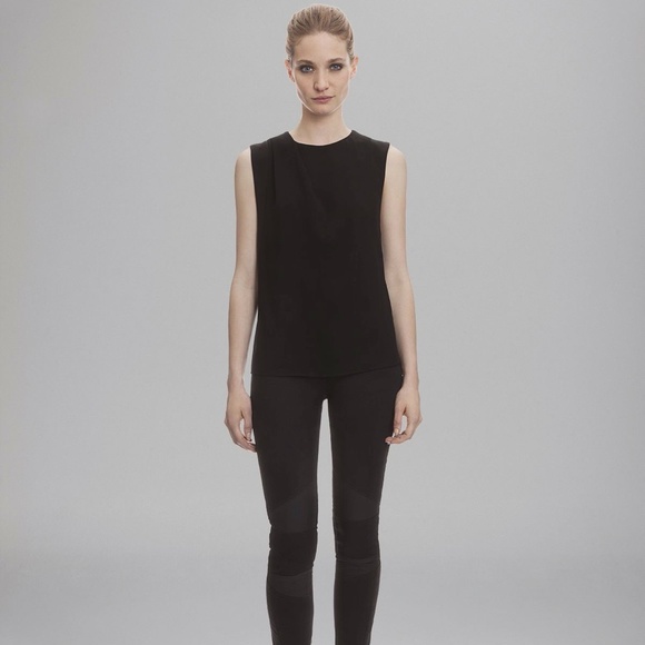 Sandro Paris Leather black Moto jeans US8 / Euro40 - Picture 4 of 14